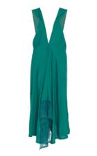 Pushbutton Flare Tent Strap Dress