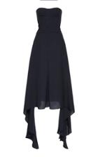 Moda Operandi Rokh Draped Asymmetric Chiffon Dress Size: 34