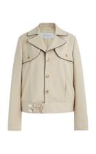 Moda Operandi Gabriela Hearst Lazaros Wool Contrast Trim Jacket