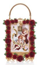 Dolce & Gabbana Rose Framed Top Handle Bag