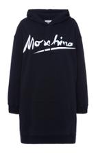 Moda Operandi Moschino Logo-printed Jersey Hooded Dress Size: 36