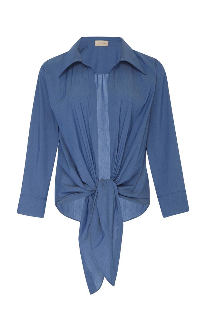 Adriana Degreas Delave Jeans Tie Shirt