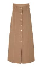 Nanushka Roja A-line Denim Midi Skirt