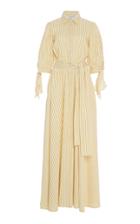 Luisa Beccaria Collar Self Tie Dress
