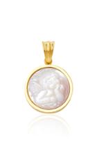 Fallon Mother Of Pearl Angel Charm