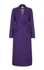 Rasario Double Breasted Lurex Coat