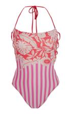 Cushnie Open-back Striped One Piece