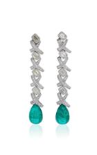 Eleuteri 18k Emerald Drop Earrings