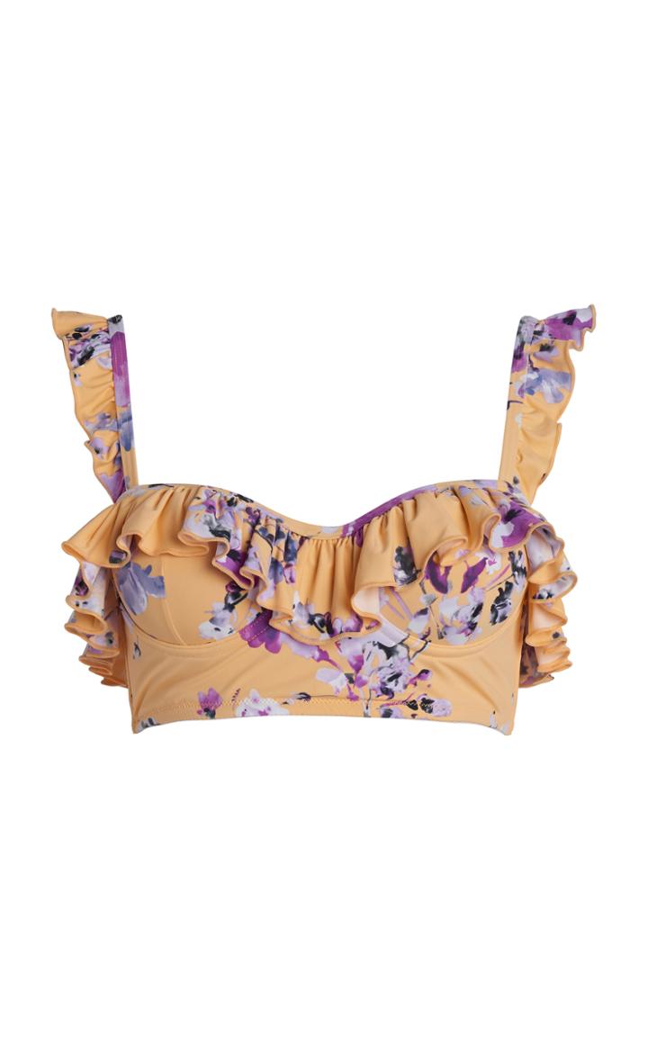 We Are Kindred Savannah Demi Ruffle Bikini Top