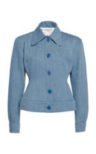Moda Operandi Rowen Rose Iconic Button-detailed Denim Jacket Size: 34