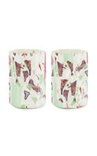 Moda Operandi Stories Of Italy Set Of 2 Nougat Spring Hex Glasses