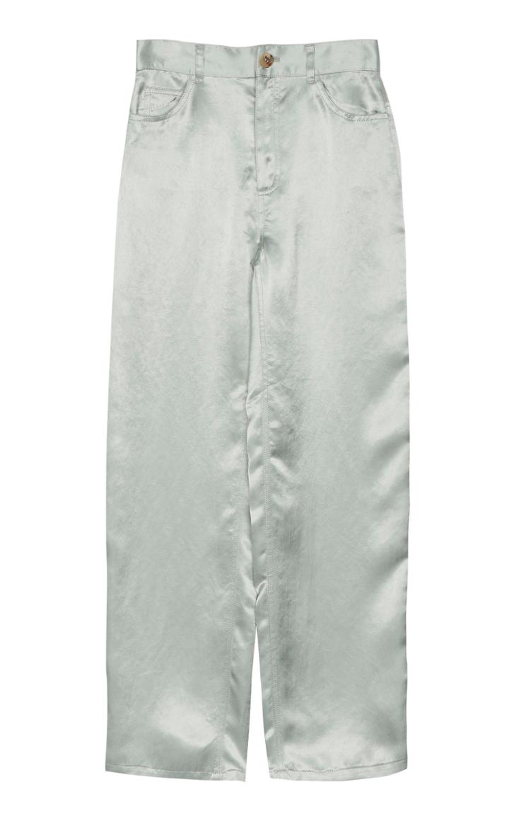 Moda Operandi Sayaka Davis Skinny Satin Pants