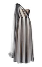 Carolina Herrera One Shoulder Tulle Gown
