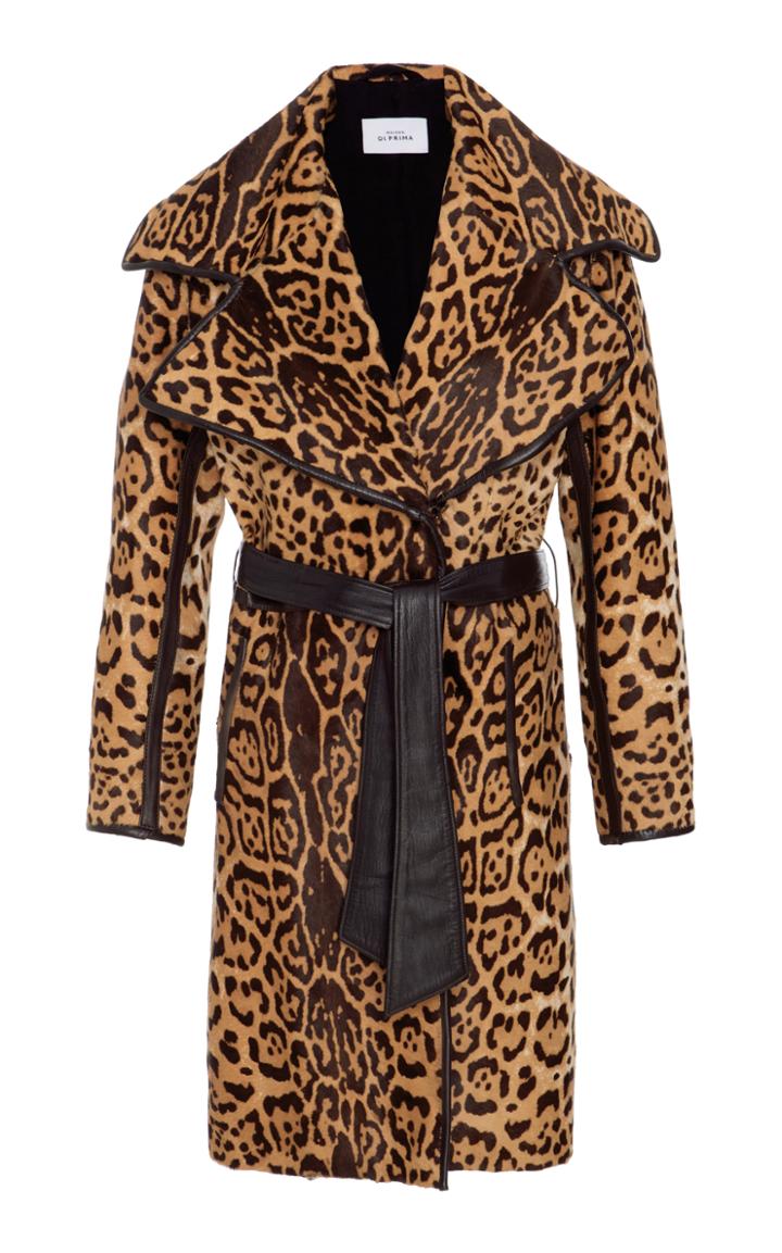 Maison Di Prima Jean Wide Collar Trench Coat