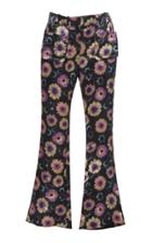 Olivier Theyskens Tepal Flared Linen-blend Pants