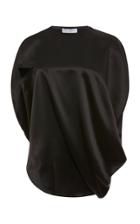 Jw Anderson Draped Silk-satin Top