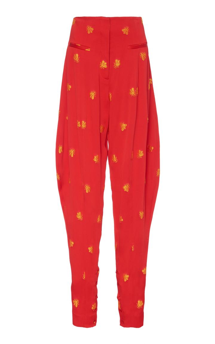 Hellessy Haddon High-rise Crepe De Chine Pant