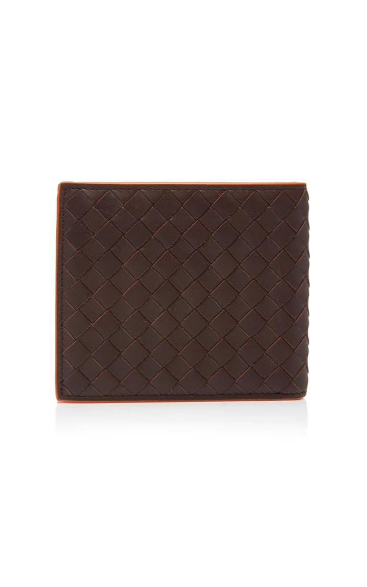 Bottega Veneta Two-tone Intrecciato Leather Wallet