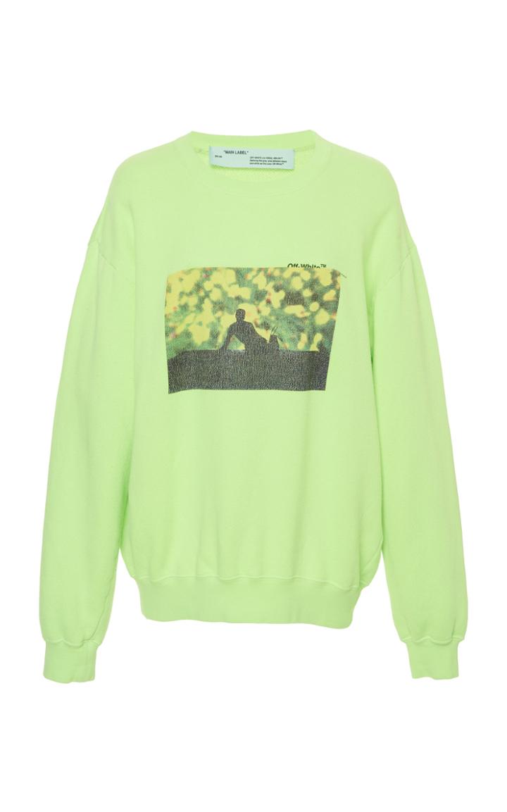 Off-white C/o Virgil Abloh Flowers Cotton Pullover