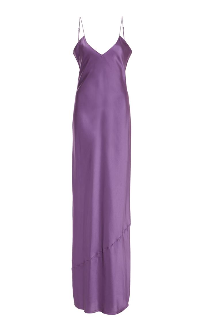 Nili Lotan Silk Charmeuse Cami Gown