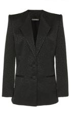 Zac Posen Leopard-print Jacquard Blazer