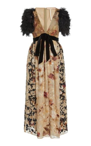 Moda Operandi Brock Collection Rosilyn Belted Velvet Dress