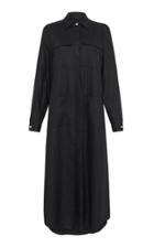 Moda Operandi Matin Linen Maxi Shirt Dress