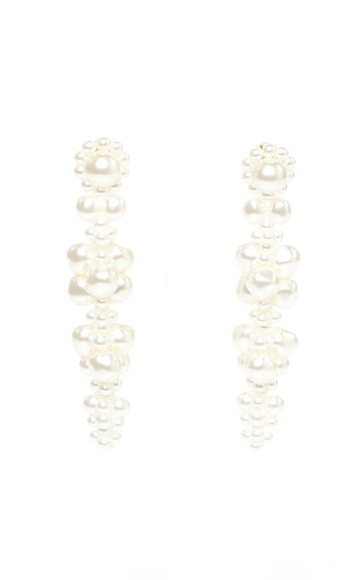 Moda Operandi Simone Rocha Cluster Drip Pearl Earrings