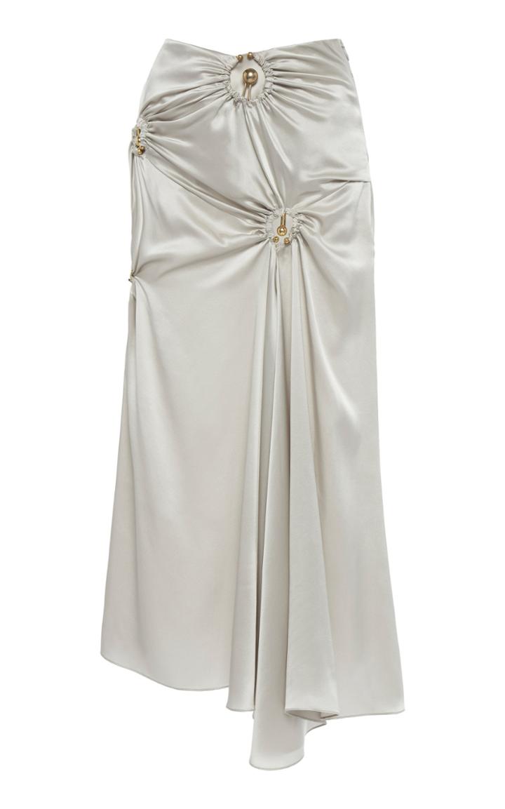 Moda Operandi Christopher Esber Orbit Ruched Drape Skirt Size: 6