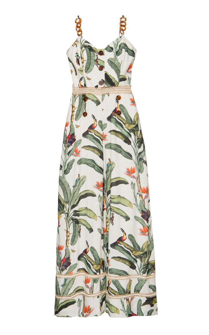 Patbo Tropical Print Jumpsuit