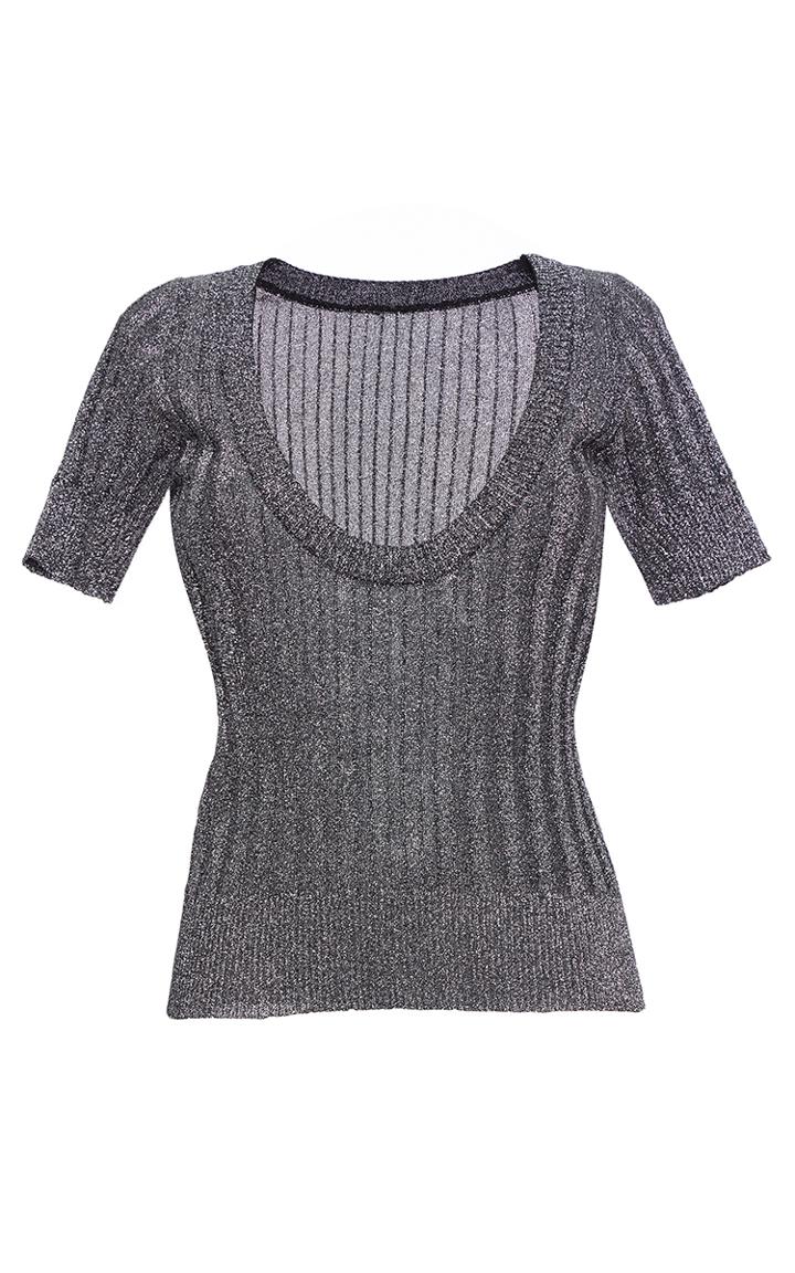 Missoni Deep Scoop Short Sleeve Top