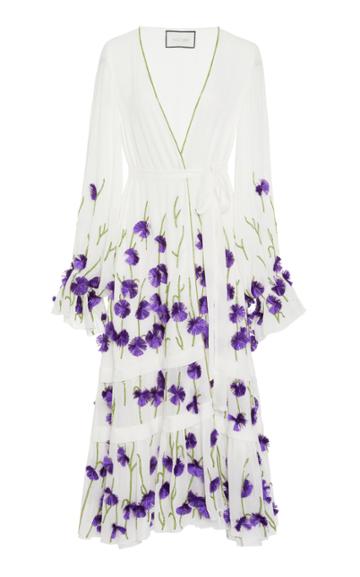 Moda Operandi Alexis Soulie Flower Dress Size: M