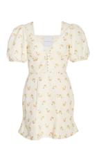Markarian Willoughby Floral Faille Mini Dress