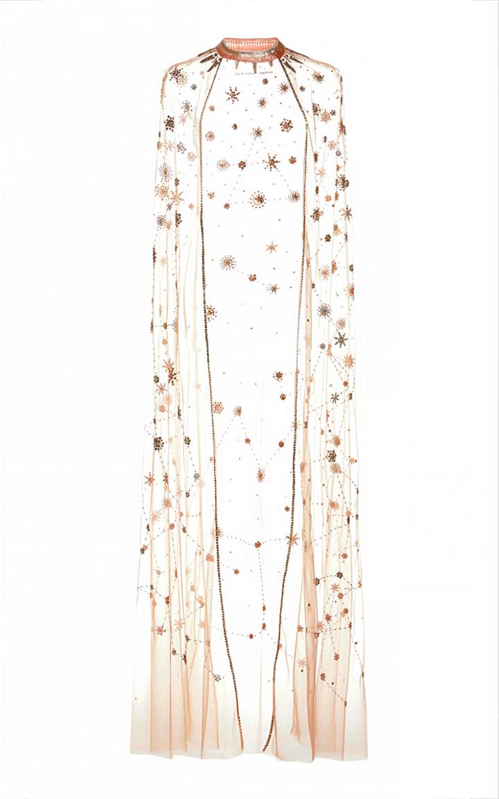 Moda Operandi Cucculelli Shaheen Grapefruit Constellation Cape