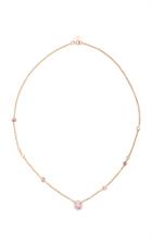 Amrapali Rose Gold Necklace With Diamond & Sapphire