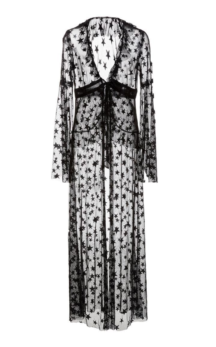 Anna Sui Shooting Star Long Cardigan