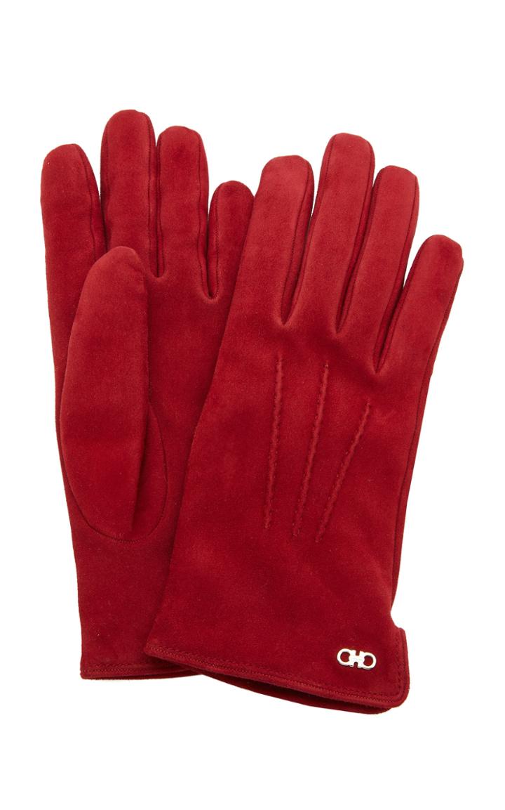 Salvatore Ferragamo Suede Gloves