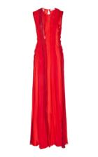 Prabal Gurung Paneled Silk-satin Maxi Dress Size: 0