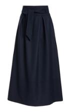 Moda Operandi Martin Grant Tie-accented Wool Midi Skirt