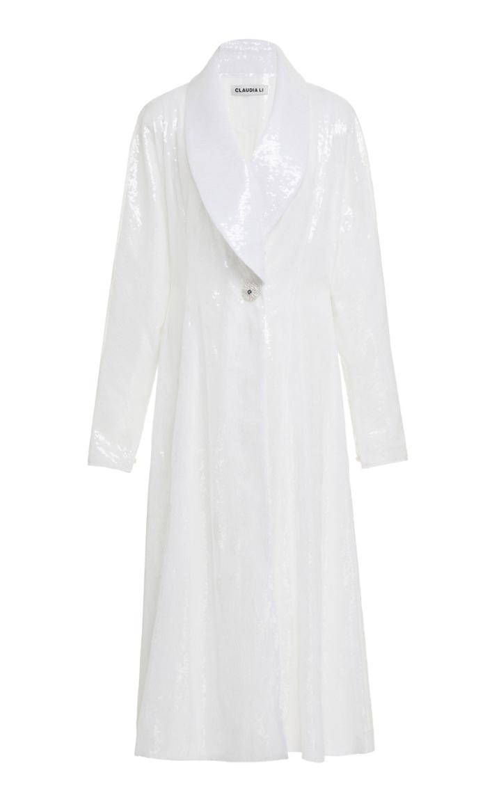 Claudia Li Dolman Sleeve Button Down Dress