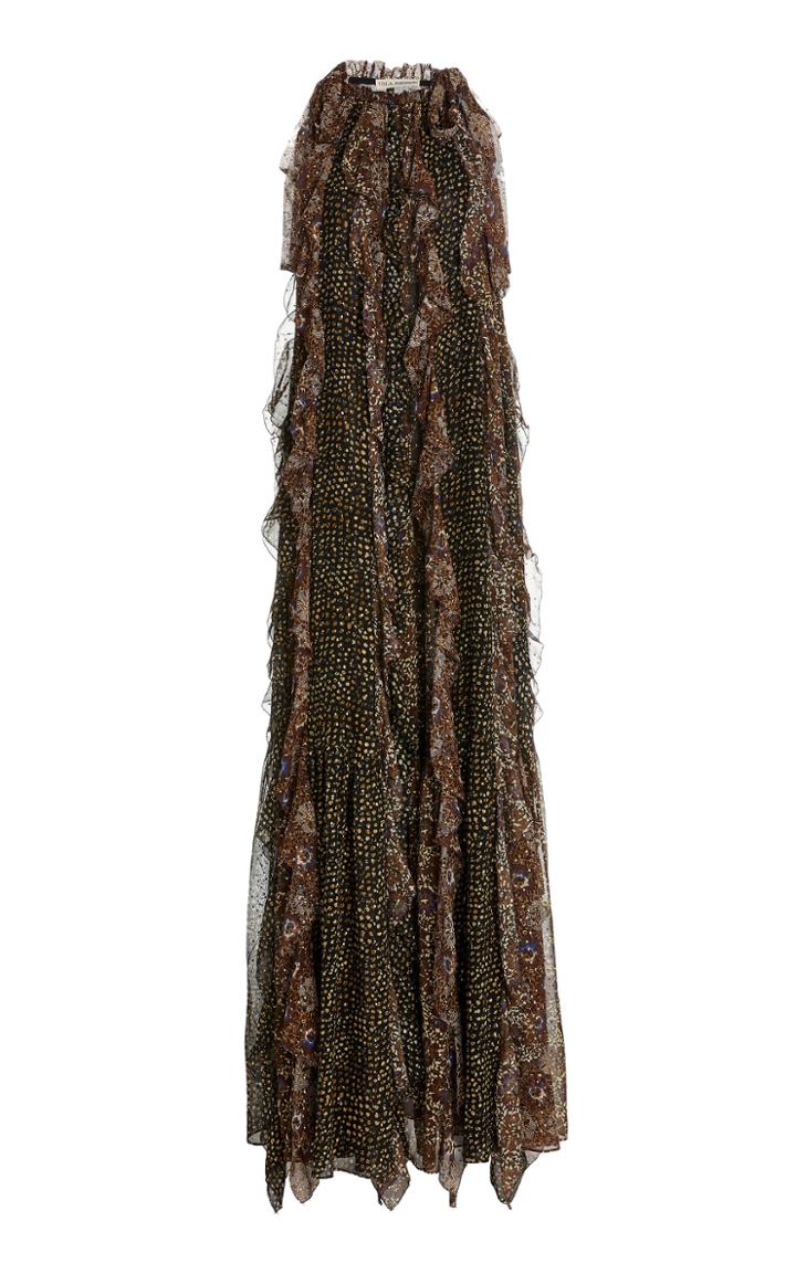 Moda Operandi Ulla Johnson Anaya Ruffled Silk-blend Dress