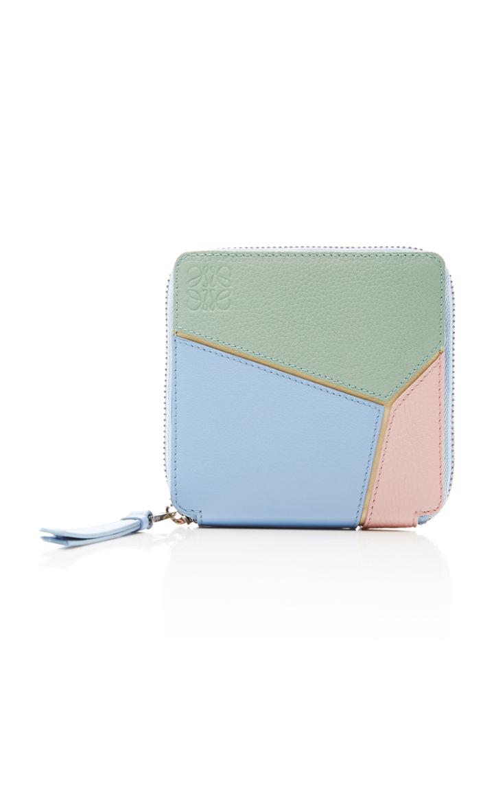 Loewe Puzzle Small Zip Leather Wallet