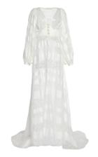 Sandra Mansour Marie D't Blouson Sleeve Lace Dress