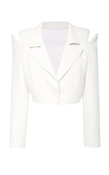Moda Operandi Monot Cropped Crepe Blazer