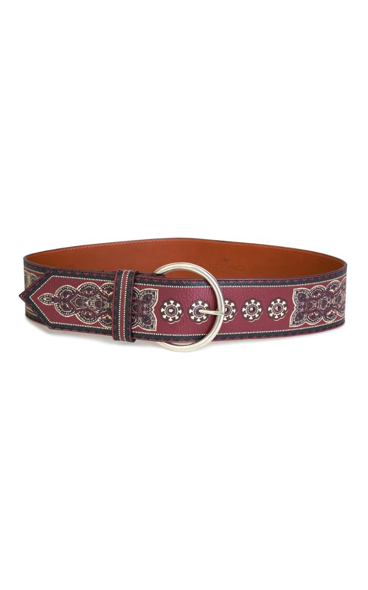 Moda Operandi Etro Painted Leather Waist Belt