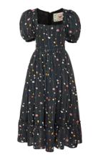 Agua By Agua Bendita Pomelo Enredadera Linen Midi Dress