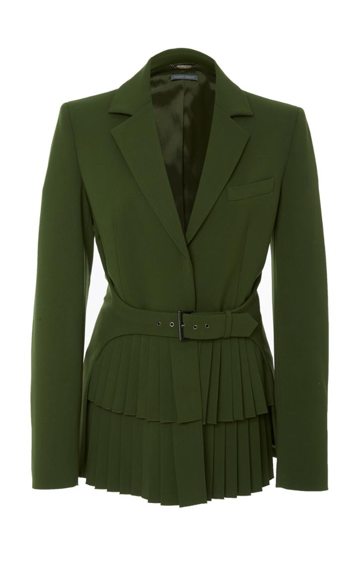 Alberta Ferretti Pleated Blazer