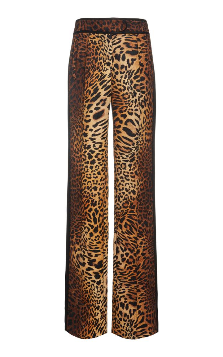 Moda Operandi Prabal Gurung Leopard Print Straight-leg Trousers