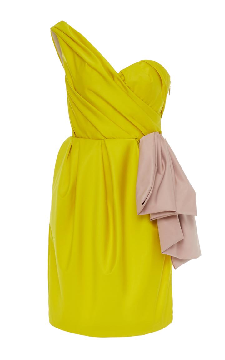 Jason Wu Collection Radzmir Ruffled One-shoulder Satin Mini Dress