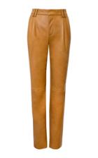 Alejandra Alonso Rojas Leather Slim-leg Trousers